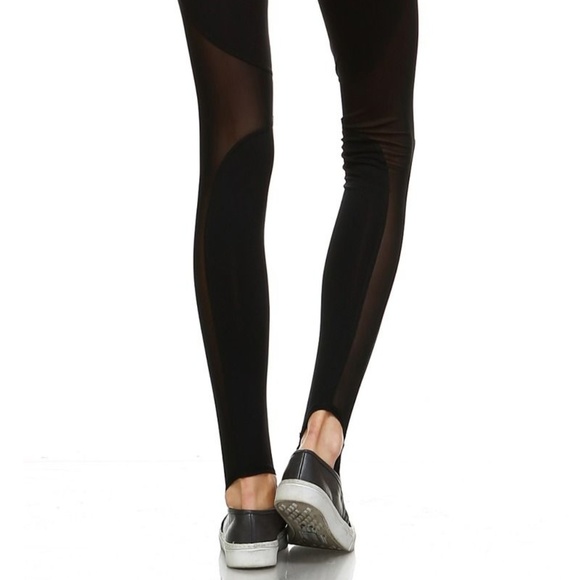 New Slanted Mesh Stirrups Leggings! - Picture 2 of 6